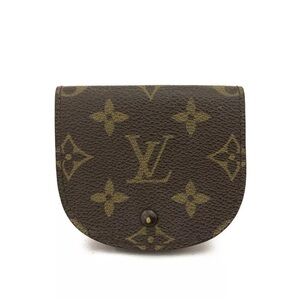 Louis Vuitton Monogram Porte Monnaie Gousset Coin Purse wallet/1Y0132